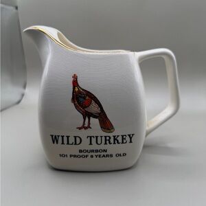 Wild Turkey Bourbon Ceramic Pitcher